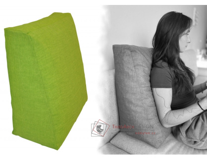 Relaxační polštář - světle zelený melír
