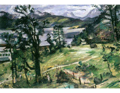 VLC 4 Lovis Corinth - Krajina s modříny v okolí Walchensee