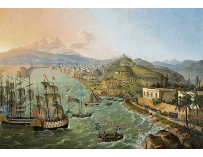 SO XVI-332 Carl Ludwig Hofmeister - Flotila před Alžírem