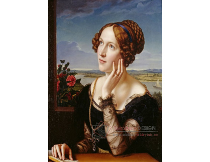 DDSO-2572 Carl Joseph Begas - Portrét Wilhelmine Begas