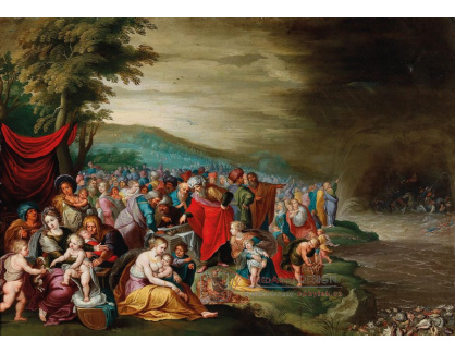 DDSO-5049 Hieronymus Francken - Izraelité po překročení Rudého moře