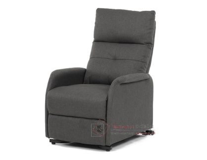 TV-5482 GREY2, křeslo elektricky polohovatelné, látka šedá