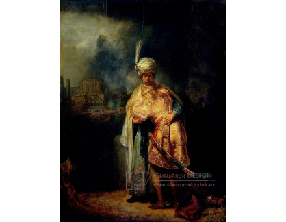 R4-32 Rembrandt - Rozloučení Davida s Jonathanem