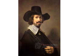 R4-104 Rembrandt - Portrét malíře Hendricka Martensz Sorgh
