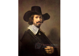R4-104 Rembrandt - Portrét malíře Hendricka Martensz Sorgh