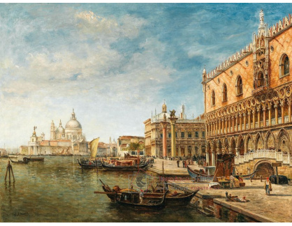 A-1719 Gustave Walckiers - Pohled na Benátky