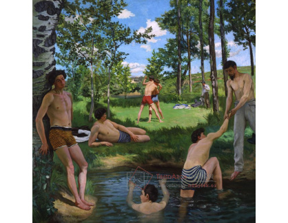 A-3285 Frédéric Bazille - Letní scéna