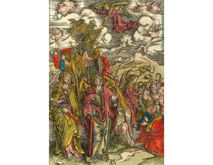 VR12-75 Albrecht Dürer - Čtyři andělé vzdorující větrům