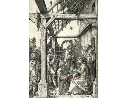 VR12-115 Albrecht Dürer - Klanění tří králů