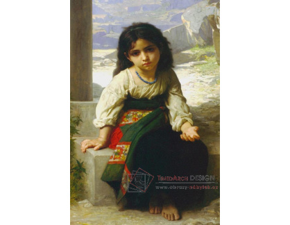 R15-84 Adolph William Bouguereau - Malá žebračka