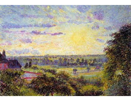 VCP-214 Camille Pissarro - Západ slunce v Eragny