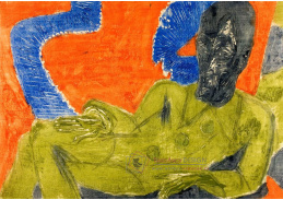 VELK 101 Ernst Ludwig Kirchner - Portrét Otto Muellera