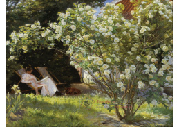 DDSO-2416 Peder Severin Kroyer - V zahradě u domu