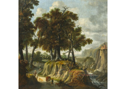 A-8837 Jan Looten - Skalnatá krajina se stromy