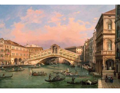 DDSO-5008 Giovanni Grubacs - Pohled na most Rialto v Benátkách