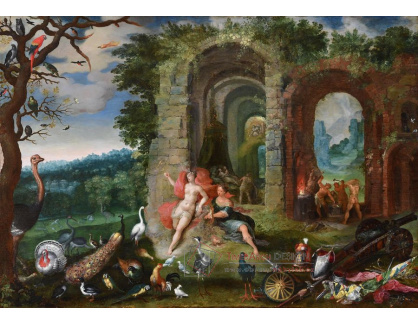 DDSO-1673 Jan Brueghel a Frans Francken - Alegorie vzduchu a ohně