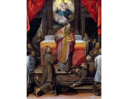 XV-48 Agostino Carracci - Poslední přijímání od svatého Františka