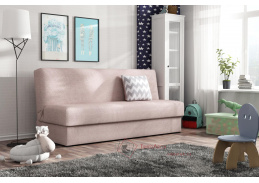 DELI MINI, pohovka rozkládací, látka Enjoy 19 růžová