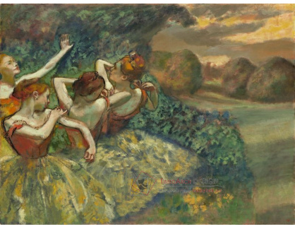 D-8128 Edgar Degas - Čtyři tanečnice