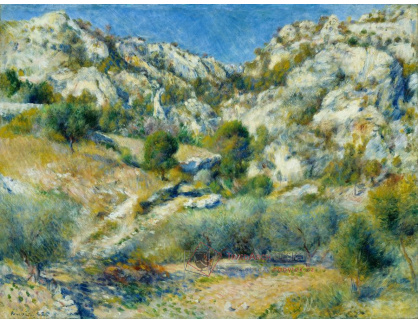 VR14-266 Pierre-Auguste Renoir - Skály u L Estaque