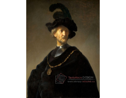 VR4-72 Rembrandt van Rijn - Starý muž se zlatým řetězcem