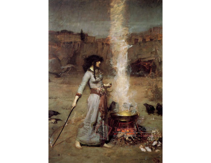 VANG30 John William Waterhouse - Magický kruh