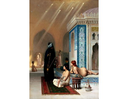 VF294 Jean-Leon Gerome - Bazén v harému