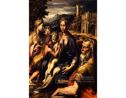 SO VII-235 Parmigianino - Madonna a dítě s anděly