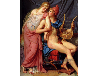 VSO1554 Jacques-Louis David - Láska Heleny a Parise