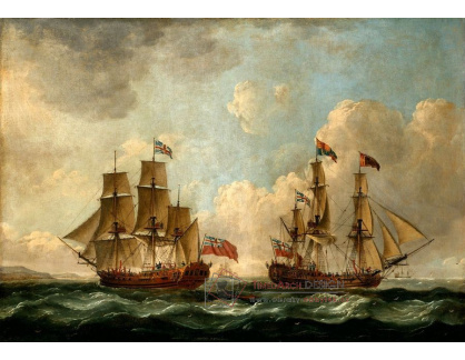 VSO 1164 John Cleveley - Loď Peregrine přejmenovaná na Royal Caroline