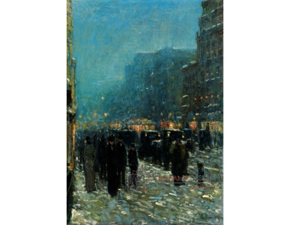 KO V-404 Childe Hassam - Broadway a 42 ulice