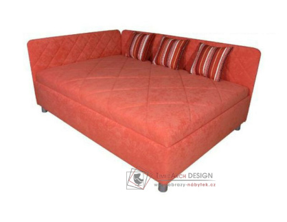 SORBONA, postel 140x200cm pevně načalouněná matrace, výběr provedení