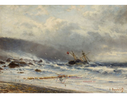 A-1900 Alexej Bogolyubov - Rozbouřené moře