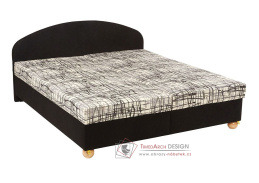 KARIN, čalouněná postel 160x200cm, výběr provedení