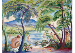 A-5129 Henri Charles Manguin - Krajina s koupajícími se