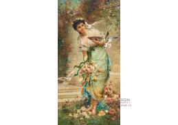 A-8823 Hans Zatzka - Krmení ptáků