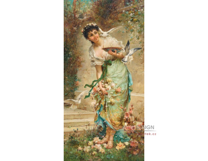 A-8823 Hans Zatzka - Krmení ptáků
