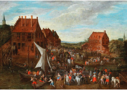 DDSO-3688 Jan Brueghel - Říční krajina s postavami