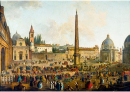 DDSO-5254 Neznámý autor - Piazza del Popolo v Římě
