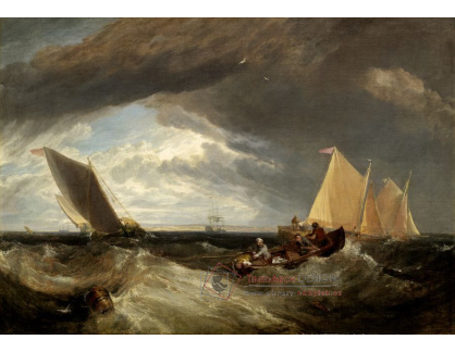 D-7410 Joseph Mallord William Turner - Na soutoku Temže a Medway