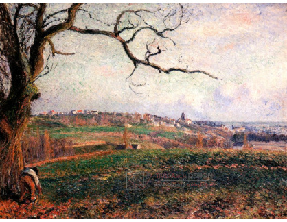 VCP-372 Camille Pissarro - Pohled na Pontoise