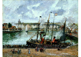 VCP-411 Camille Pissarro - Vnitřní přístav Dieppe za vysokého přílivu