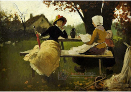 Jakub Schikaneder - Motiv z Bretaně