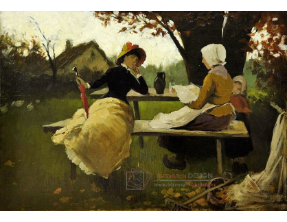 Jakub Schikaneder - Motiv z Bretaně