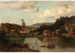 SO VIII-377 Hjalmar Munsterhjelm - Rybáři na řece