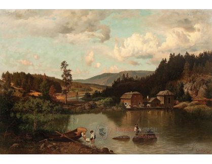 SO VIII-377 Hjalmar Munsterhjelm - Rybáři na řece