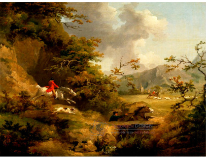 SO XII-171 George Morland - Hon na lišku