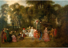 SO XVI-192 Antoine Watteau - Slavnost