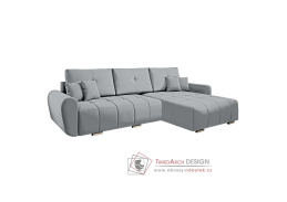 LONGA ROH, sedací souprava, látka Monolith 84 světle šedá