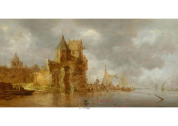 A-2599 Jan Van Goyen - Říční krajina